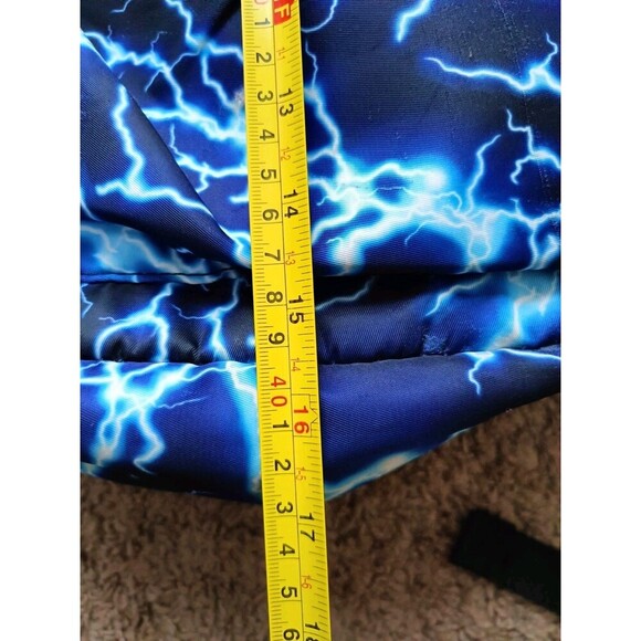 Lightning Bolt Backpack Blue Adjustable 17 Inches - Picture 8 of 8